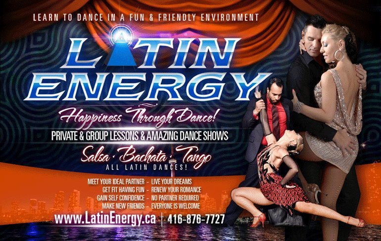 Toronto salsa Bachata best dance intructors lessons latin school